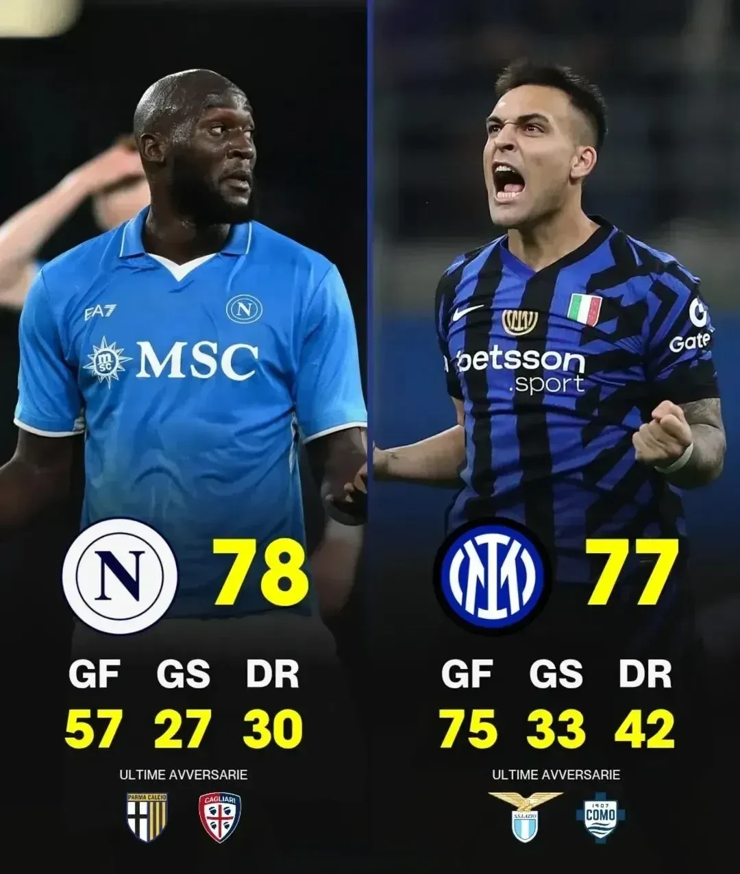 意甲豪门强强对决战绩对比势均力敌